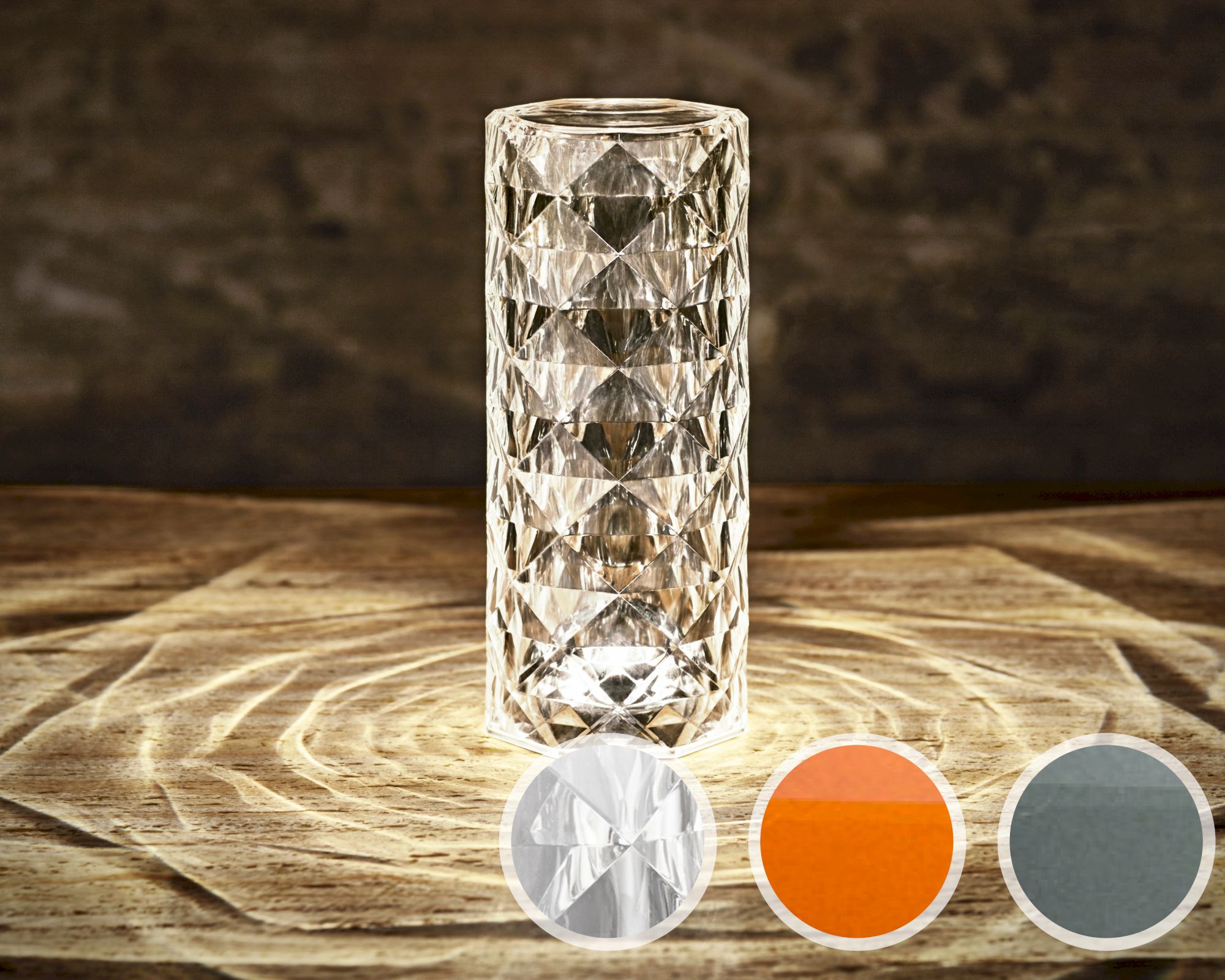 Vondom »MARQUIS« Tisch-Lampe rund Kristall Image