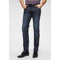 Regular-fit-Jeans BUGATTI "Flexcity" Gr. 40, Länge 32, blau (dark blue) Herren Jeans Regular Fit