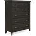 Westley Falls Relaxed Traditional Graphite 5 Drawer Chest