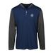 Men's Levelwear Navy/Charcoal Winnipeg Jets Spector Quarter-Zip Pullover Top