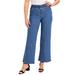 Plus Size Women's Contour Denim Wide-Leg Jean by June+Vie in Medium Wash (Size 10 W)