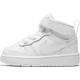 Sneaker NIKE SPORTSWEAR "Court Vision Mid" Gr. 21, weiß (white, white, white) Schuhe Sneaker