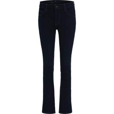 Slim-fit-Jeans MUSTANG "Rebecca", Damen, Gr. 34, Länge 30, blau (rinse washed), Denim/Jeans, Obermaterial: 65% Baumwolle, 31% Polyester, 4% Elasthan, casual, lang, Jeans Image