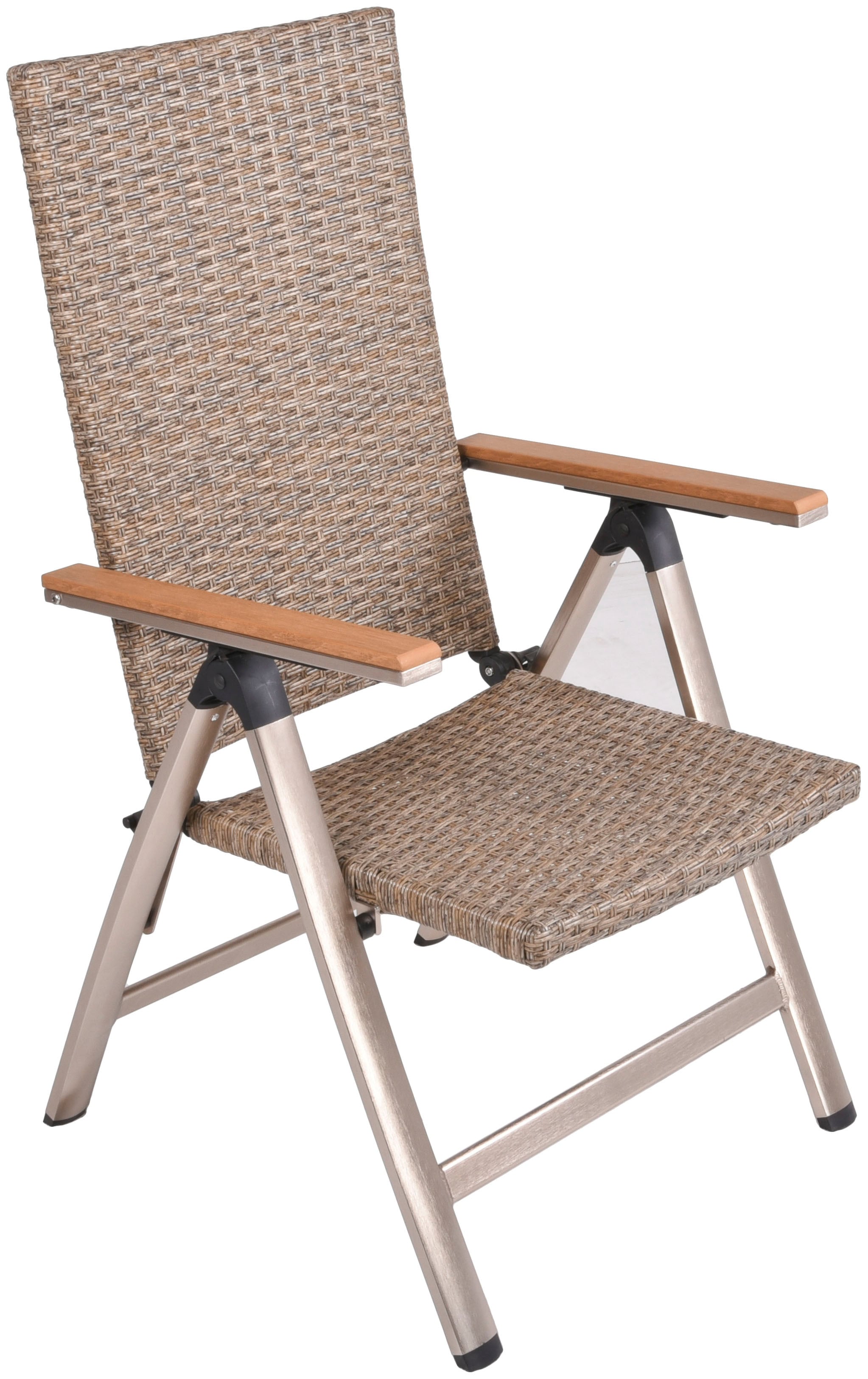 Hochlehner GARDEN PLEASURE "FLORENCE", grau (grau, grau), B:59cm H:108cm T:60cm, Kunststoff, Stühle