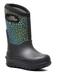 BOGS Neo-Classic Rainbow Leopard Boot - Girls 6 Youth Black Boot Medium