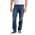 Silver Jeans Men's Eddie Relaxed Fit Tapered Leg Jean (Size 42-32) Blue Rinse, Cotton,Elastine,Polyester