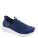 Skechers Sport Ultra Flex 3.0 - Smooth Step Slip-On - Womens 9 Navy Slip On Medium