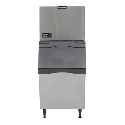 Scotsman MC0330MW-1/B530P 420 lb Prodigy ELITE Full Cube Commercial Ice Machine w/ Bin - 536 lb Storage, Water Cooled, 115v, Stainless Steel