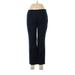 New York & Company Dress Pants - Mid/Reg Rise: Blue Bottoms - Women's Size 6