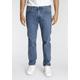 Tapered-fit-Jeans LEVI'S "502 TAPER" Gr. 38, Länge 34, blau (z1957 dark indigo stonewash) Herren Jeans Tapered-Jeans