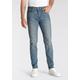 Tapered-fit-Jeans LEVI'S "512 Slim Taper Fit" Gr. 29, Länge 30, blau (pelican rust) Herren Jeans Tapered-Jeans