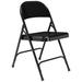 NATIONAL PUBLIC SEATING 510 Folding Chair, Steel, Black,PK4