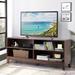 Costway 58'' Modern Wood TV Stand Console Storage Entertainment Media - 58'' x 16'' x 24''