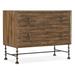 Hooker Furniture Big Sky 2 - Drawer Bachelor's Chest Wood/Metal in Black | 30 H x 38 W x 18 D in | Wayfair 6700-90017-85