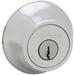 Kwikset Single Cylinder Deadbolt Zinc in Gray | 2.58 H x 3.43 W x 2.58 D in | Wayfair KW06057