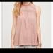 Anthropologie Tops | Anthropologie Eri + Ali Sleeveless Tunic W/Lace Large | Color: Pink | Size: L