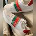 Gucci Shoes | Gucci Kids Ace Interlocking G Sneakers Unisex | Color: White | Size: 12g