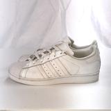 Adidas Shoes | Adidas Original Superstar Women Iconic Sneakers Athletic Low Top Shoes Size 5.5 | Color: White | Size: 5.5