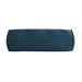 Birch Lane™ Velvet Bolster Pillow Cover & Insert Polyester/Polyfill/Velvet in Blue/Navy | 6 H x 24 W x 6 D in | Wayfair