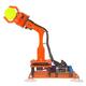 Adeept 5-DOF Robotic Arm Kit Compatible with Arduino IDE, Programmable DIY Coding STEM Educational 5 Axis Robot Arm with OLED Display Processing Code and Tutorials - Orange