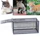 DBGMW Animal Trap Rabbit Trap Cage - Cat Trap for Stray Cats, Humane Feral Cat Trap Rust Proof & Durable for Farms, Gardens, Home Gardens, Capturing Trap Stray Cat (Size : 53 * 19 * 19cm)