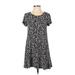 Old Navy Casual Dress - A-Line: Black Print Dresses - Women's Size Small