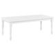 Beliani - Table Basse Rectangulaire Plateau en mdf et Pieds en Bois d'Hévéa 120 x 60 cm Blanche