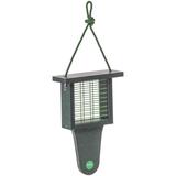 Birds Choice 11.75" Color Pop Collection Recycled Plastic Single Cake Tail Prop Suet Feeder Metal | 11.75 H x 3 W x 7.625 D in | Wayfair CPTP-GL