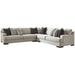 Gray Sectional - Signature Design by Ashley Artsie 150" Wide Symmetrical Corner Sectional Polyester | 39 H x 150 W x 150 D in | Wayfair 58605S1