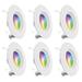 Infibrite 5/6 Inch Tunable CCT Remodel or New Construction IC LED Retrofit Recessed Lighting Kit in White | 6 W in | Wayfair IB-004-1-12W-WF-6PK
