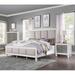 Latitude Run® Bed Frame Wood & /Upholstered/Linen in Brown/Gray/White | 62 H x 65 W x 88 D in | Wayfair 45F0435F77F1414296D01DC0A077C0C2