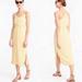 J. Crew Dresses | J.Crew Carrie Dress In Stripe-100% Silk-F2600-Brilliant Sunflower-Yellow/White | Color: White/Yellow | Size: 00
