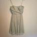 J. Crew Dresses | J Crew Sage Green Chiffon Silk Strapless Dress Size 6 | Color: Green | Size: 6