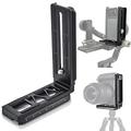 HAFOKO Aluminium RS2 RS3 L Klammer Vertikal Horizontal Kamera Schnelle Veröffentlichung Stativ Platte kompatibel für DJI Ronin RS2 RSC2 RS3 RS3Pro Gimbal Stabilizer Kamera Stativ Einbeinstativ
