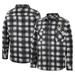 Men's Colosseum Black/White Colorado Buffaloes Ellis Plaid Full-Snap Shirt Jacket