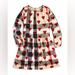 Burberry Dresses | Burberry Girls’ Philippa Checked Heart Woven Dress | Color: Black/Tan | Size: 10g