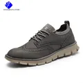 Chaussures Brogue Décontractées pour Homme Baskets de dehors de Plein Air Légères Respirantes à