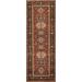 Orange Heriz Serapi Runner Rug Handmade Wool Carpet - 2'6" x 8'0"