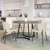 Amisco Josie Table and Camilla Chairs 5-Pieces Dining Set