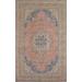 Mashad Persian Vintage Area Rug Hand-knotted Wool Carpet - 8'0" x 11'3"