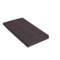 Matelas futon coeur latex ferme 13cm marron 90x190