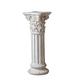 Stèle style romain ciment blanchi