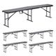 Bancs pliants 180cm 3 places - Lot de 5