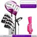 PGM Women Golf Clubs Iron Complete Set With Bag L Grade Carbon Shaft Rod Cutter Wedges Golf Putter Lady LTG007