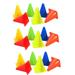 Etereauty 24pcs Portable Sports Cones Practical Agility Training Cones Colorful Training Cones for Outdoor Kids Children