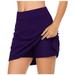 Circle Skirt Pockets Lightweight Skirt Skort Performance Sport Golf Women s Running Tennis for Active Skirt