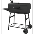 Nexgrill 29 Barrel Charcoal Grill with Side Shelf Perfect for Outdoor Barbecue Cooking Patios Tailgating 810-0029C