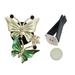 Pianpianzi Jasmine Christmas Ornament Christmas Ornament Caps Sizes Daycare Ornament Creative Car Perfume Aromatherapy Love Car Air Conditioning Vent Perfume Clip Diffuser Stone