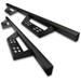 TAC Sniper Running Boards Compatible with 2019-2024 Chevy Silverado/GMC Sierra 1500 | 2020-2023 2500/3500 Crew Cab Truck Pickup 4 Drop Fine Texture Black Side Steps Nerf Bars Accessories (2pcs)