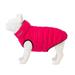 Hugo & Hudson Reversible Dog Puffer Jacket Coat - Pink & Grey - L55